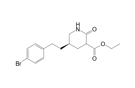 (5R)-5-[2-(4-bromophenyl)ethyl]-2-keto-nipecotic acid ethyl ester