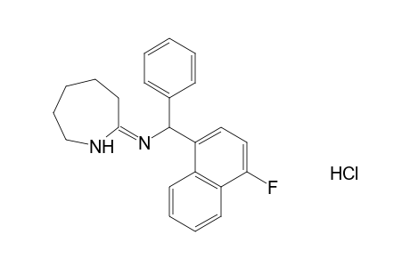 2-{[α-(4-fluoro-1-naphthyl)benzyl]imino}hexahydro-1H-azepine, monohydrochloride