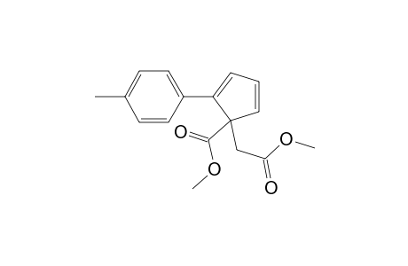 Methyl 1-(2-methoxy-2-oxoethyl)-2-(p-tolyl)cyclopenta-2,4-dienecarboxylate