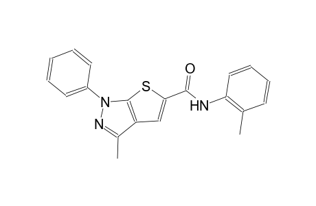 1H-thieno[2,3-c]pyrazole-5-carboxamide, 3-methyl-N-(2-methylphenyl)-1-phenyl-