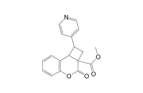 2H-Benzo[b]cyclobuta[d]pyran-2a(3H)-carboxylic acid, 1,8b-dihydro-3-oxo-1-(4-pyridinyl)-, methyl ester