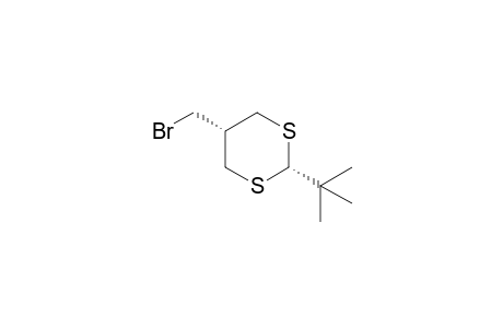 cis-5-Bromomethyl-2-tert-butyl-1,3-dithiane