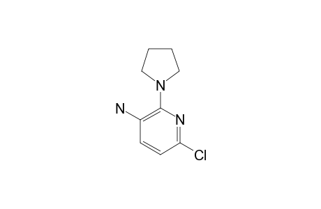6-CHLORO-2-(1-PYRROLIDINYL)-3-AMINO-PYRIDINE