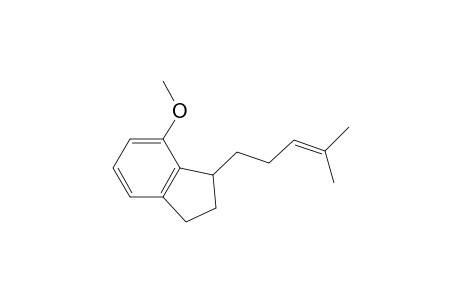 7-Methoxy-1-(4-methylpent-3-enyl)indane