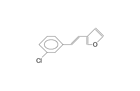 3-(3-Chloro-styryl)-furan