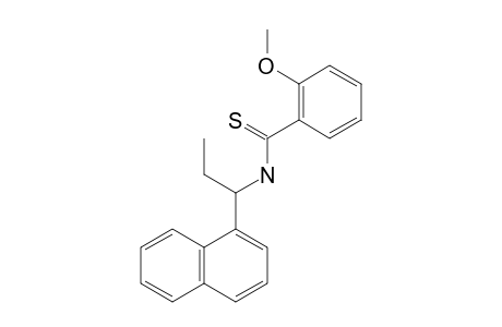 N-(1-NAPHTHYLPROPYL)-2-METHOXY-BENZENE-CARBOTHIOAMIDE