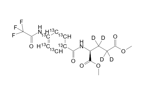 [1,2,3,4,5,6-13C6,3',3',4',4'-2H4]Dimethyl -p-trifluoroacetamidobenzoyl-L-glutamate