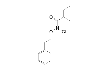 O-(2-PHENYLETHYL)-N-CHLORO-2-METHYLBUTYROHYDROXAMATE