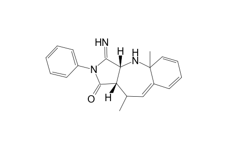 (3aR*,10aS*)-4a,10-Dimethyl-3-imino-2-phenyl-3,3a,4,9,10,10a-hexahydropyrrolo[3,4]b][1]benzazepin-1(2H)-one