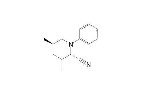 (2S*,5R*)-1-(Phenylpiperidine)-3,5-dimethyl-2-carbonitrile