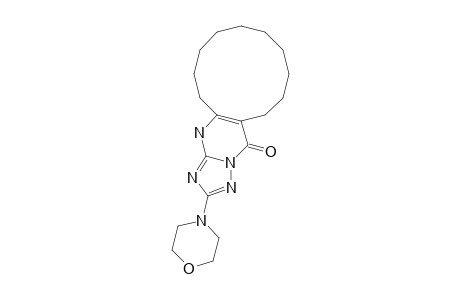 6,7,8,9,10,11,12,13,14,15-DECAHYDRO-2-MORPHOLINO-CYClODODECA-[D]-[1,2,4]-TRIAZOLO-[1,5-A]-PYRIMIDIN-5(16H)-ONE