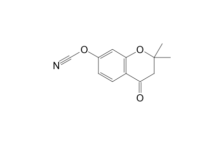 7-Hydroxy-2,2-dimethyl-4-chromanone-7-cyanate