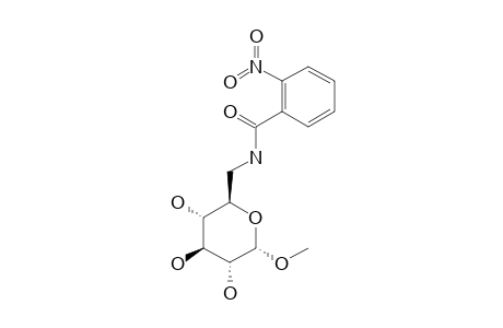METHYL-6-(ORTHO-NITRO)-BENZAMIDYL-6-DEOXY-ALPHA-D-GLUCOPYRANOSIDE