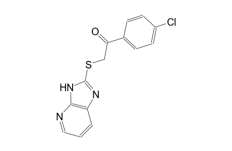 1-(4-chlorophenyl)-2-(3H-imidazo[4,5-b]pyridin-2-ylsulfanyl)ethanone