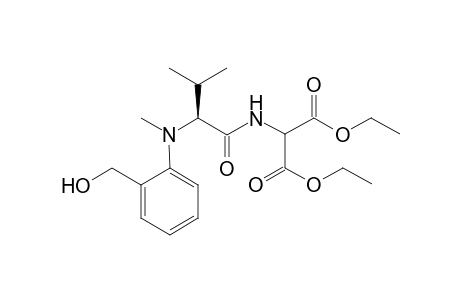 2-{(S)-2-[(2-Hydroxymethyl-phenyl)-methyl-amino]-3-methyl-butyrylamino}-malonic acid diethyl ester