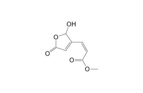 Methyl(Z)-2-hydroxy-5-oxo-2,5-dihydro-3-furan-propenoate