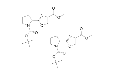 METHYL-(S)-2-[1-(TERT.-BUTOXYCARBONYL)-PYRROLIDIN-2-YL]-OXAZOLE-4-CARBOXYLATE