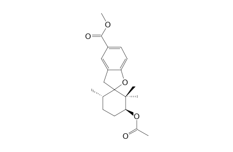 METHYL-3'-ACETYLOXY-2',2',6'-TRIMETHYL-3H-SPIRO-[1-BENZOFURAN-2,1'-CYCLOHEXANE]-5-CARBOXYLATE