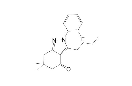 3-Butyl-2-(2-fluorophenyl)-6,6-dimethyl-2,5,6,7-tetrahydro-4H-indazol-4-one