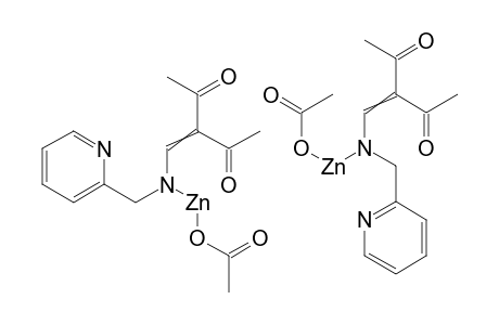 bis([(2-acetyl-3-oxobut-1-en-1-yl)[(pyridin-2-yl)methyl]amino]zincio acetate)