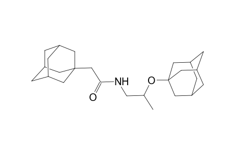 2-(1-Adamantyl)-N-[2-(1-adamantyloxy)propyl]acetamide