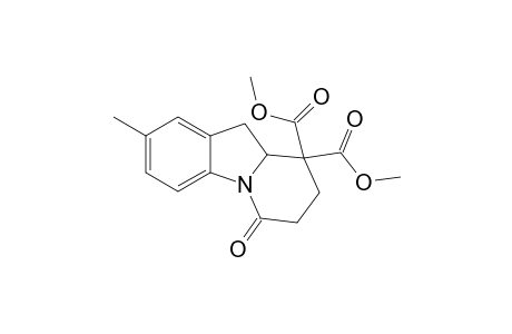 Dimethyl 2-methyl-6-oxo-7,8,9a,10-tetrahydropyrido[1,2-a]indole-9,9(6H)-dicarboxylate