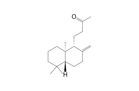 2-Butanone, 4-(decahydro-5,5,8a-trimethyl-2-methylene-1-naphthalenyl)-, [1S-(1.alpha.,4a.beta.,8a.alpha.)]-
