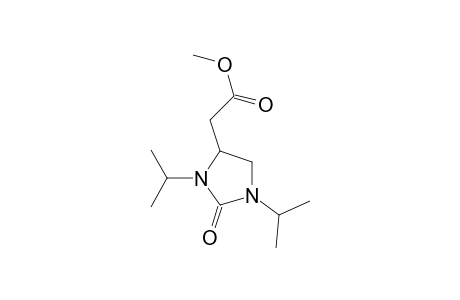 4-Imidazolidineacetic acid, 1,3-bis(1-methylethyl)-2-oxo-, methyl ester, (.+-.)-