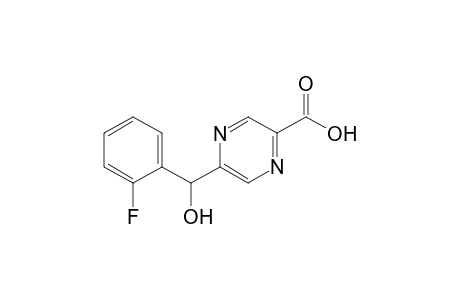 5-(2-Fluorobenzoylhydroxymethyl)-2-pyrazinecarboxylic acid