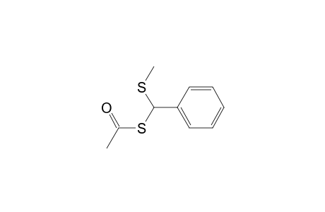 Ethanethioic acid, S-[(methylthio)phenylmethyl]ester