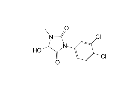3-(3,4-dichlorophenyl)-1-methyl-5-oxidanyl-imidazolidine-2,4-dione