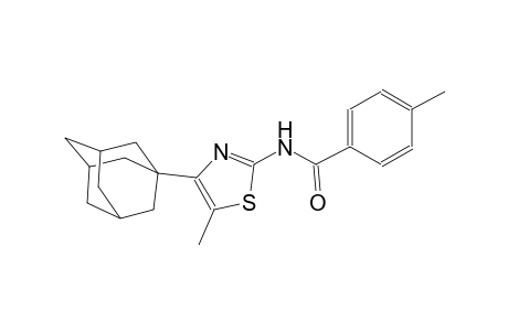 N-[4-(1-adamantyl)-5-methyl-1,3-thiazol-2-yl]-4-methylbenzamide