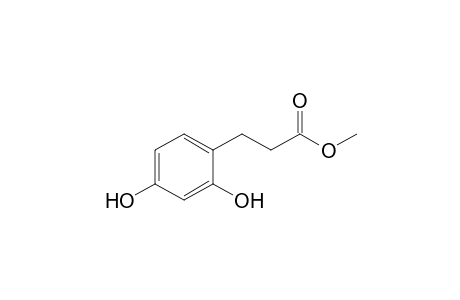 3-(2,4-dihydroxyphenyl)propanoic acid methyl ester