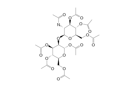 2-O-(2-ACETAMIDO-3,4,6-TRI-O-ACETYL-2-DESOXY-BETA-D-GLUCOPYRANOSYL)-1,3,4,6-TETRA-O-ACETYL-ALPHA-D-MANNOPYRANOSE