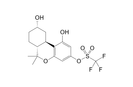 (6aS,9S,10aR)-6a,7,8,9,10,10a-Hexahydro-1,9-dihydroxy-6,6- dimethyl-6H-benzo[c]chromen-3-yl trifluoromethanesulfonate