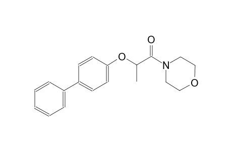 4-[2-([1,1'-biphenyl]-4-yloxy)propanoyl]morpholine