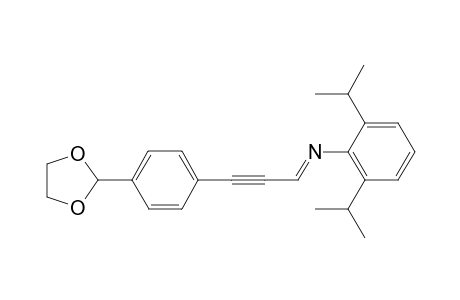 1-(2,6-Diisopropylphenylimino)-3-[4-(1,3-dioxoranyl)phenyl]prop-2-yne