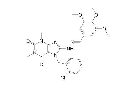 3,4,5-trimethoxybenzaldehyde [7-(2-chlorobenzyl)-1,3-dimethyl-2,6-dioxo-2,3,6,7-tetrahydro-1H-purin-8-yl]hydrazone
