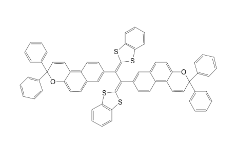 3,3-Diphenyl-8,8-[Benzo[1,3]dithiol-2-ylidenemethyl]-[3H]naphtho[2,1-b]pyrane