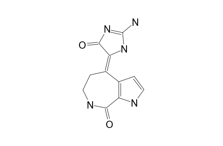 (4Z)-4-(2-amino-5-keto-3H-imidazol-4-ylidene)-1,5,6,7-tetrahydropyrrolo[2,3-c]azepin-8-one
