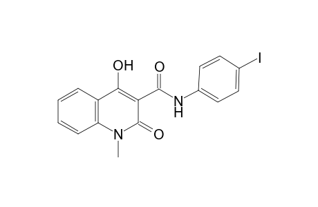 4-Hydroxy-N-(4-iodophenyl)-1-methyl-2-oxo-1,2-dihydro-3-quinolinecarboxamide