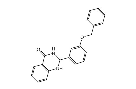 2-[m-(benzyloxy)phenyl]-2,3-dihydro-4(1H)-quinazolinone