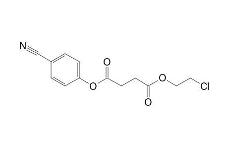 Succinic acid, 2-chloroethyl 4-cyanophenyl ester