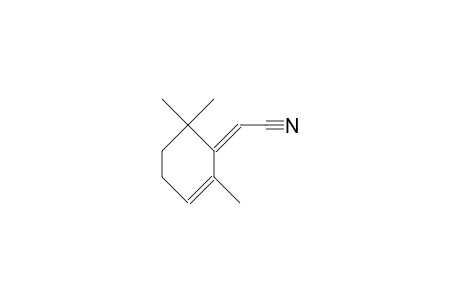 syn-(2,6,6-Trimethyl-2-cyclohex-1-ylidene)-acetonitrile