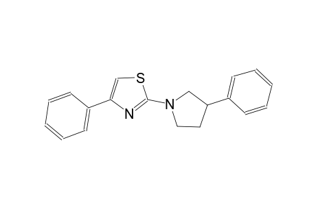 thiazole, 4-phenyl-2-(3-phenyl-1-pyrrolidinyl)-