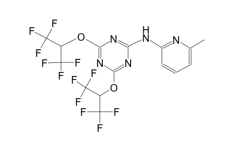 1,3,5-triazin-2-amine, N-(6-methyl-2-pyridinyl)-4,6-bis[2,2,2-trifluoro-1-(trifluoromethyl)ethoxy]-