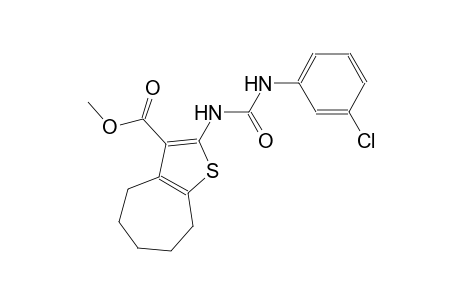 methyl 2-{[(3-chloroanilino)carbonyl]amino}-5,6,7,8-tetrahydro-4H-cyclohepta[b]thiophene-3-carboxylate