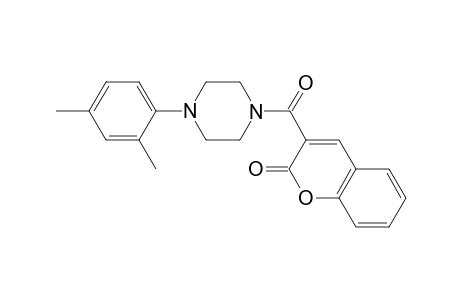 3-[4-(2,4-dimethylphenyl)piperazin-1-yl]carbonylchromen-2-one