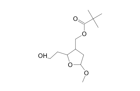 2,2-DIMETHYLPROPIONIC ACID, 2-(2-HYDROXYETHYL)-5-METHOXYTETRAHYDROFURAN-3-YLMETHYL ESTER