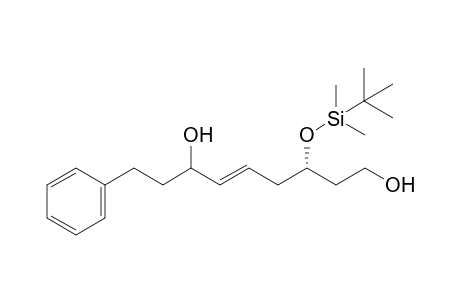 (3S,5E)-3-{[(tert-Butyl)(dimethyl)silyl]oxy}-9-phenylnon-5-ene-1,7-diol